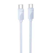 Дата кабель Hoco X114 Energy Type-C to Type-C 60W (1m) – Голубой