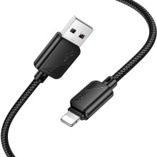 Дата кабель Hoco X113 Beneficio USB to Lightning (1m) – Чорний