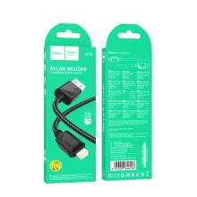 Дата кабель Hoco X113 Beneficio USB to Lightning (1m) – Черный