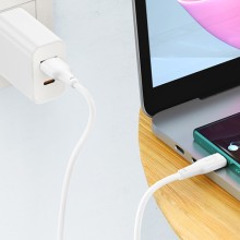 Дата кабель Hoco X93 Force USB to Type-C 27W (1m) – Білий