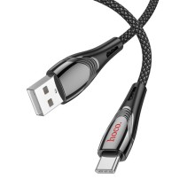 Дата кабель Hoco U133 Monte USB to Type-C (1.2m) – Черный