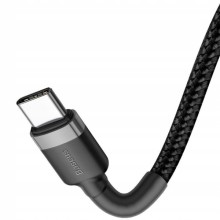 Дата кабель Baseus Cafule Type-C to Type-C Cable PD 2.0 60W (2m) (CATKLF-H) – Черный