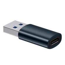 Переходник Baseus Ingenuity Series Mini USB 3.1 to Type-C (ZJJQ000101) – Голубой