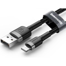 Дата кабель Baseus Cafule Type-C to Type-C Cable PD 2.0 60W (2m) (CATKLF-H) – Черный