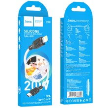 Дата кабель Hoco X90 Cool silicone Type-C to Lightning 20W (1m) – undefined
