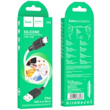 Дата кабель Hoco X90 Cool silicone USB to MicroUSB (1m) – Белый