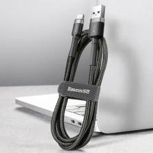 Дата кабель Baseus Cafule Type-C Cable 3A (1m) (CATKLF-B) – Черный