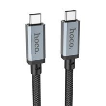 Дата кабель Hoco US05 Type-C to Type-C 100W USB4 40Gbps (1m) – Черный