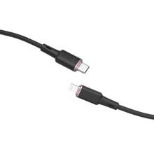 Дата кабель Acefast C2-01 Type-C to Lightning 30W (1.2m) – Черный