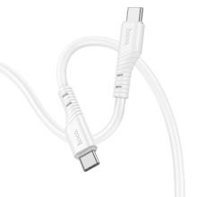 Дата кабель Hoco X97 Crystal color Type-C to Type-C 60W (1m) – Білий