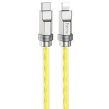 Дата кабель Hoco U113 Solid 20W Type-C to Lightning (1m) (Золотой)