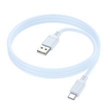 Дата кабель Borofone BX115 Lotto USB to Type-C 3A (1m) – Голубой