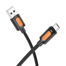 Дата кабель Borofone BX114 Structure USB to MicroUSB 2.4A (1m) – Черный