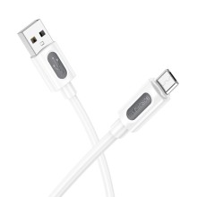 Дата кабель Borofone BX114 Structure USB to MicroUSB 2.4A (1m) – Белый