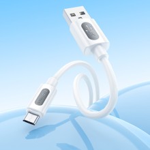 Дата кабель Borofone BX114 Structure USB to MicroUSB 2.4A (1m) – Белый