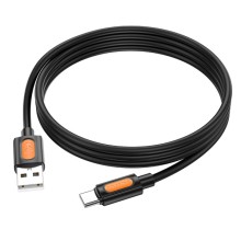 Дата кабель Borofone BX114 Structure USB to Type-C 3A (1m) – Черный