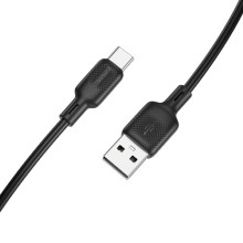 Дата кабель Borofone BX113 Lenny USB to Type-C 3A (2m) – Черный