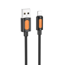 Дата кабель Borofone BX114 Structure USB to Lightning 2.4A (1m)