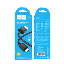 Дата кабель Hoco X113 Beneficio USB to MicroUSB (1m) – Черный