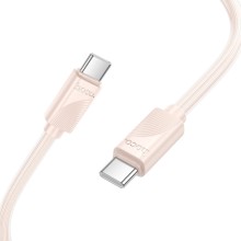 Дата кабель Hoco X114 Energy Type-C to Type-C 60W (1m) – Розовый
