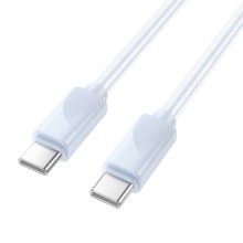 Дата кабель Hoco X114 Energy Type-C to Type-C 60W (1m) – Голубой