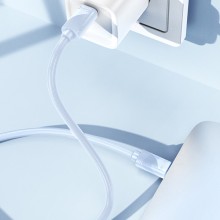 Дата кабель Hoco X114 Energy Type-C to Type-C 60W (1m) – Голубой