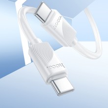 Дата кабель Hoco X114 Energy Type-C to Type-C 60W (1m) – Белый
