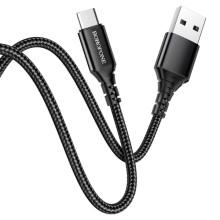 Дата кабель Borofone BX54 Ultra bright USB to MicroUSB (1m) – Чорний
