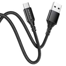 Дата кабель Borofone BX54 Ultra bright USB to MicroUSB (1m) – Черный