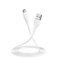 Дата кабель Borofone BX18 Optimal USB to MicroUSB (2m) – Белый