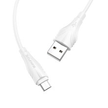 Дата кабель Borofone BX18 Optimal USB to MicroUSB (2m) – Белый