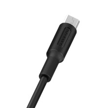 Дата кабель Borofone BX1 EzSync USB to MicroUSB (1m) – Черный