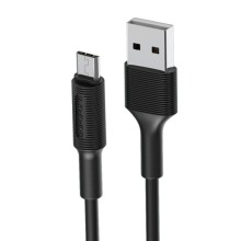Дата кабель Borofone BX1 EzSync USB to MicroUSB (1m) – Черный