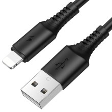 Дата кабель Borofone BX47 Coolway USB to Lightning (1m) – Черный