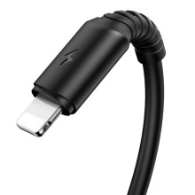 Дата кабель Borofone BX47 Coolway USB to Lightning (1m) – Черный