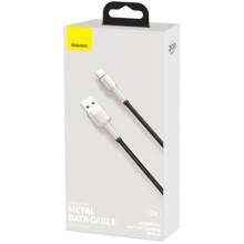 Дата кабель Baseus Cafule Metal Data USB to Type-C 66W (2m) (CAKF0002) – Черный