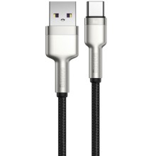 Дата кабель Baseus Cafule Metal Data USB to Type-C 66W (2m) (CAKF0002) – Черный