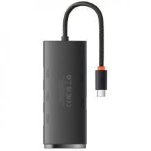 Перехідник HUB Baseus Lite Series 4in1 (Type-C to 4xUSB 3.0) 1m (WKQX03) – Чорний