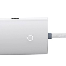 Переходник HUB Baseus Lite Series 4in1 (USB-A to USB3.0*4) (0.25m) (WKQX03) – Белый