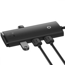 Переходник HUB Baseus Lite Series 4in1 (USB-A to USB3.0*4) (0.25m) (WKQX03) – Черный