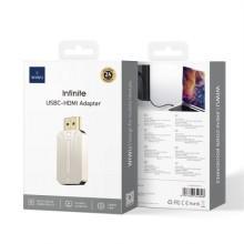 Перехідник WIWU Wi-HB004 Infinite USB-C to HDMI – Срібний