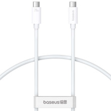 Дата кабель Baseus Superior Series 2 USB4 Full-Function Type-C to Type-C 240W (1m) (P10365200211) – Білий