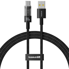 Дата кабель Baseus Gem Fast Charging USB to Type-C 100W (2m) (P10373002111) – Черный