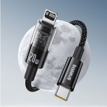 Дата кабель Baseus Gem Fast Charging Type-C to Lightning 20W (1m) (P10373001) – Черный