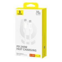 Дата кабель Baseus Superior 2 USB4 Full-Function Type-C to Type-C 240W (1.8m) (P10365200211-05) – Белый