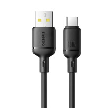 Дата кабель Baseus Silky Series OS Fast Charging USB to Type-C 100W (2m) (P10377703)