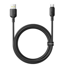 Дата кабель Baseus Silky Series OS Fast Charging USB to Type-C 100W (2m) (P10377703) – Черный