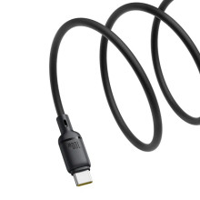 Дата кабель Baseus Silky Series OS Fast Charging USB to Type-C 100W (2m) (P10377703) – Черный