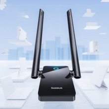 WiFi адаптер Baseus FastJoy Series 1300Mbps (External Antenna) (B01317600111-05) – Черный