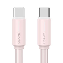 Дата кабель Usams US-SJ734 Bicolor Charging YR Ser. Type-C to Type-C 60W (1m)